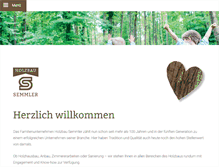 Tablet Screenshot of holzbau-semmler.de